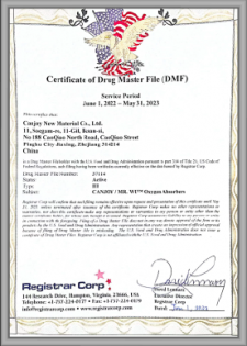 US FDA certification